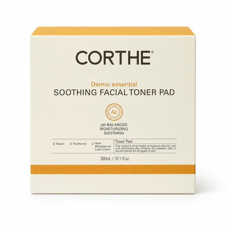 Corthe Essential Soothing Facial Toner Pads