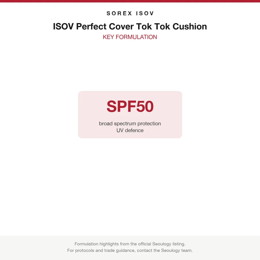 ISOV Perfect Cover Tok Tok Cushion - 13 white ivory